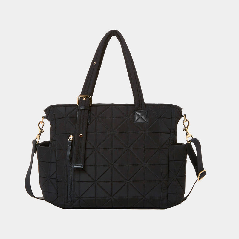 Carry Love Diaper Bag Tote in Black 3.0