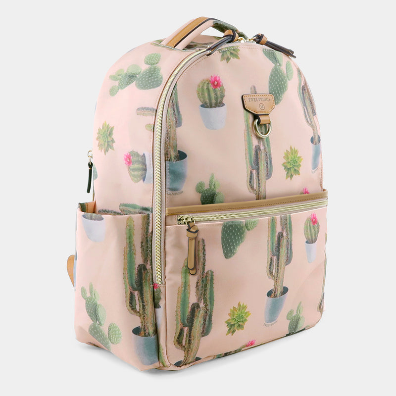 Midi-Go Diaper Bag Backpack in Cactus Print