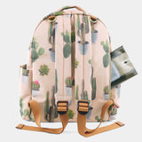 Midi-Go Diaper Bag Backpack in Cactus Print