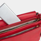 Peek-A-Boo Crossbody in Red