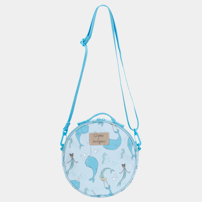 Under-the-Sea Round bag in Blue