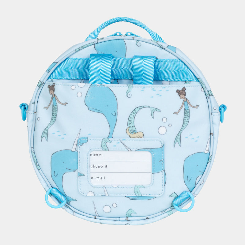 Under-the-Sea Round bag in Blue