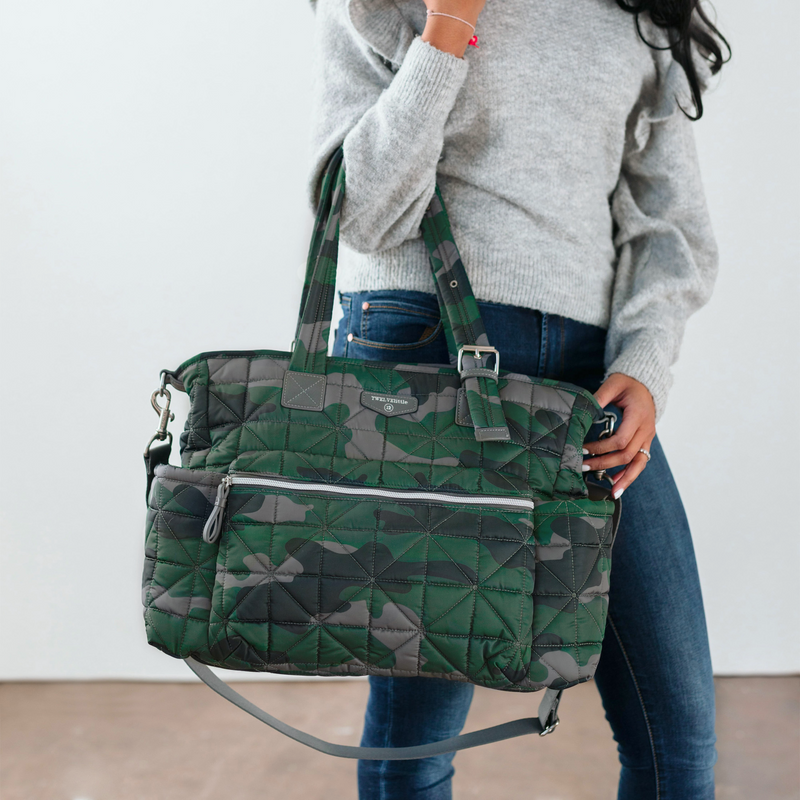 Carry Love Diaper Bag Tote in Camo Print 3.0 ***SOLD OUT, BUT AVAILABLE ON AMAZON***